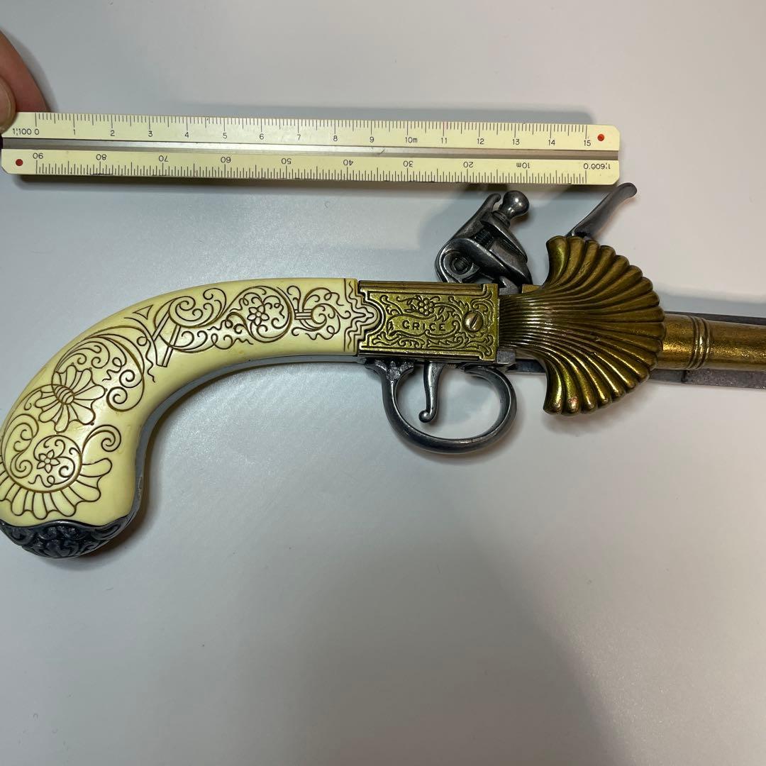 ▲スペインDENIX製 フリントロック ダガー 銃剣 絶版品 ガンブレード