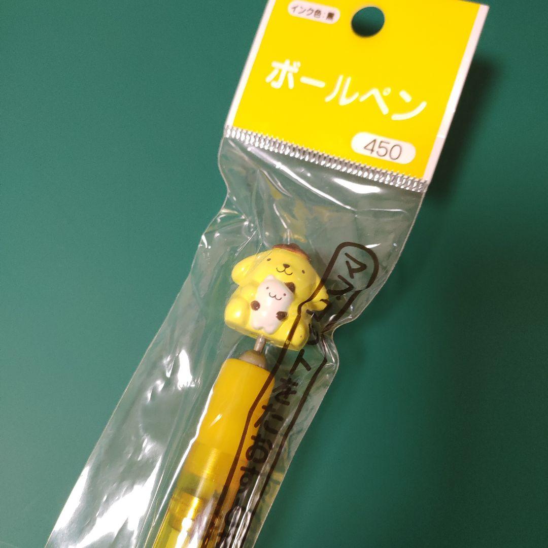ポムポムプリン　ボールペン　ノック式　サンリオ