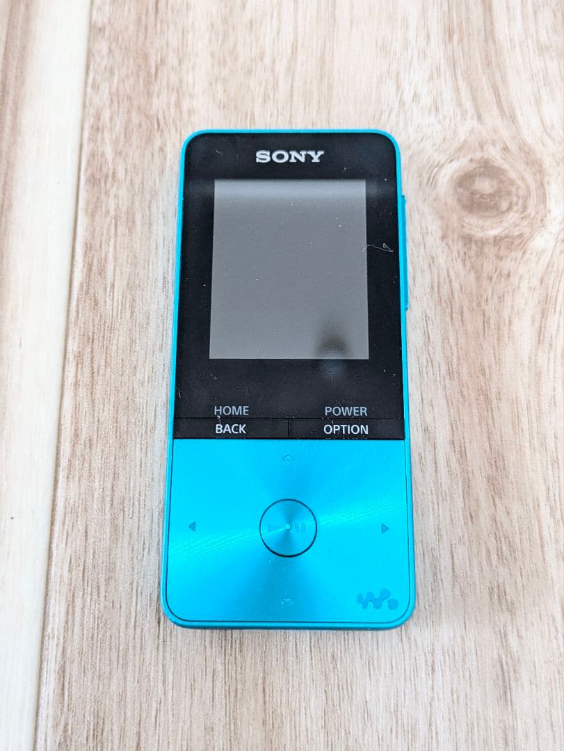 SONY　WALKMAN　NW-S313K　Sシリーズ4GB　ブルー　カバー付