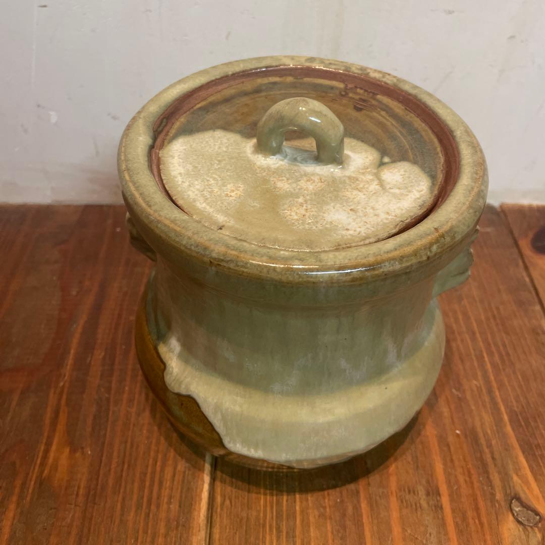 美品　茶道具　萩焼　水指し　茶道　焼物　陶芸　落ち着いた色合い