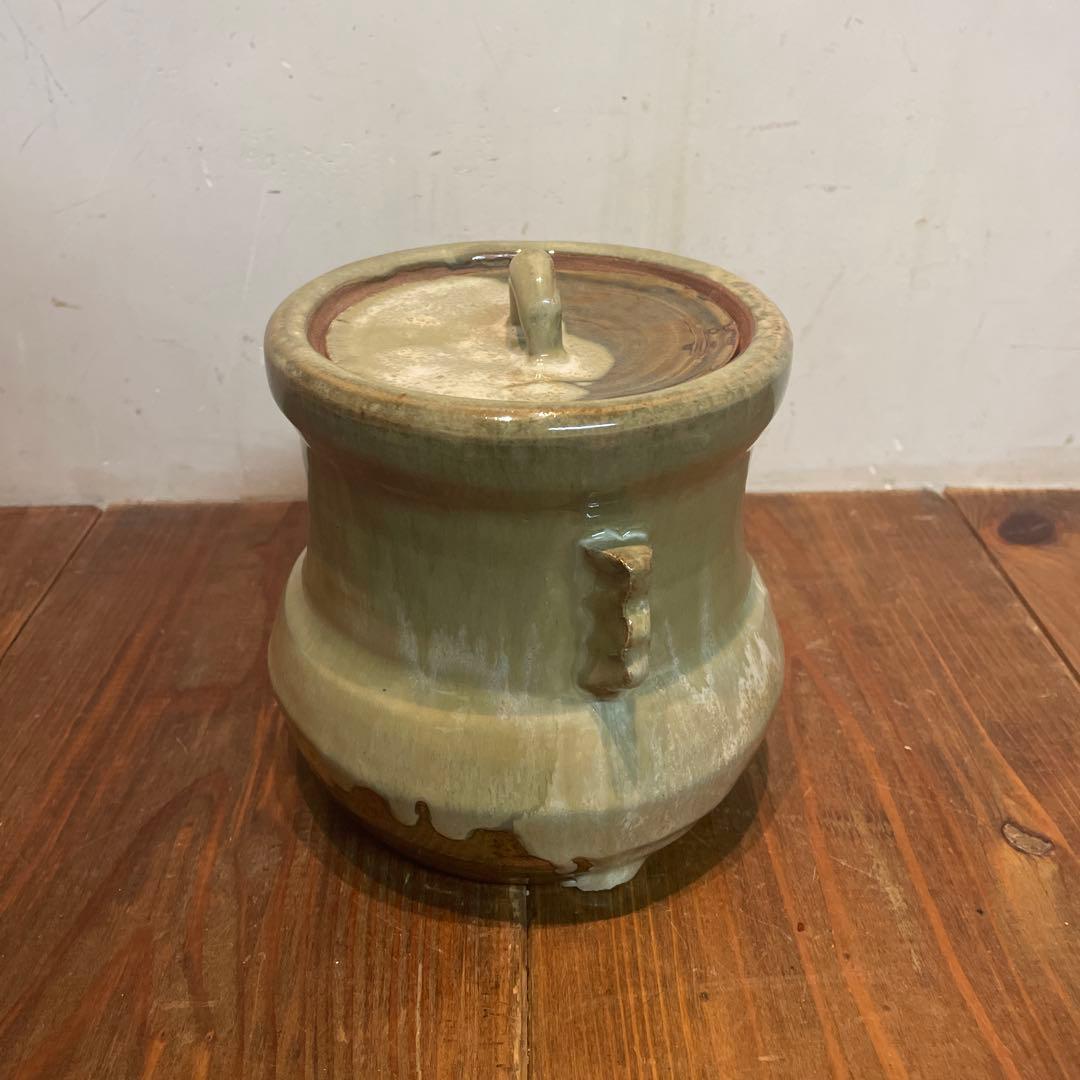 美品　茶道具　萩焼　水指し　茶道　焼物　陶芸　落ち着いた色合い