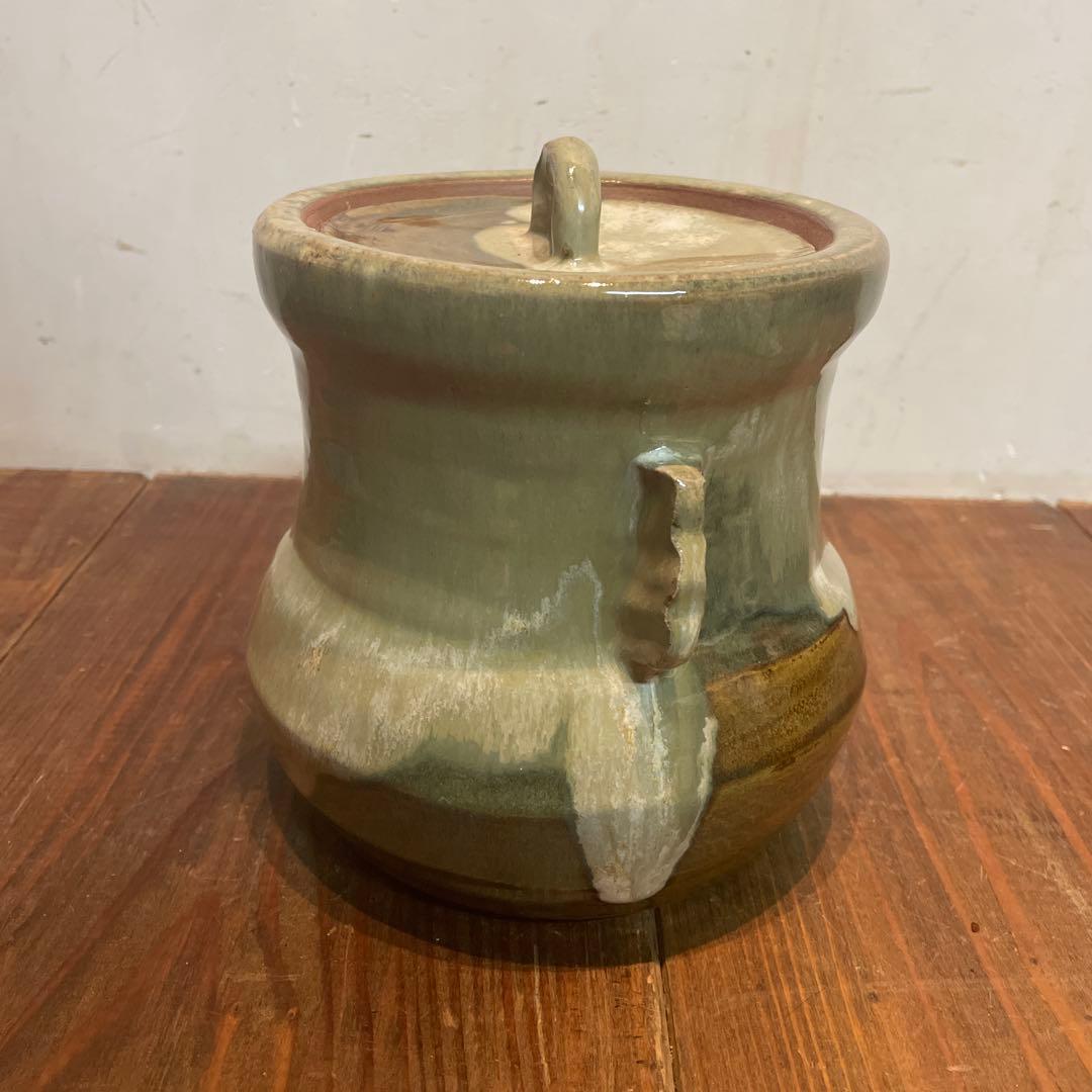 美品　茶道具　萩焼　水指し　茶道　焼物　陶芸　落ち着いた色合い