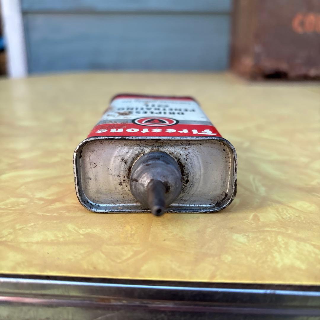 アメリカ ヴィンテージ ハンディオイラー オイル缶 Firestone