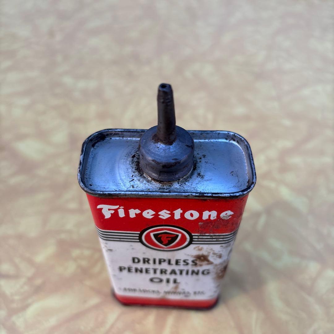 アメリカ ヴィンテージ ハンディオイラー オイル缶 Firestone