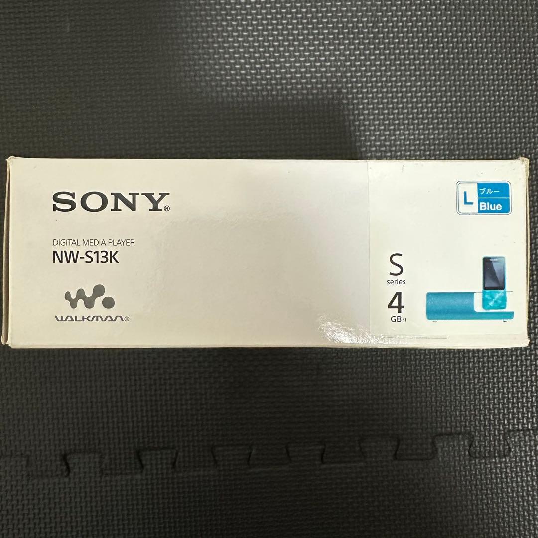 SONY NW-S13K デジタルオーディオプレーヤー 4GB ライトブルー