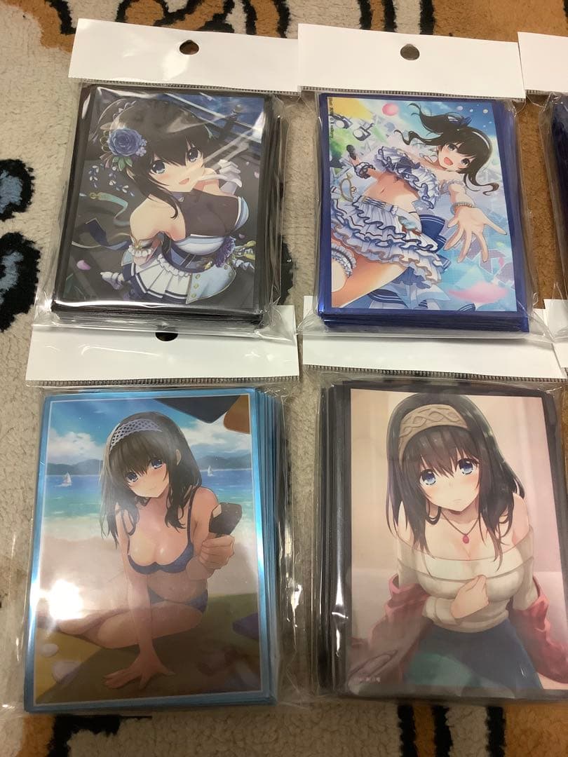 ミ*ァ様 鷺沢文香 スリーブ8種セット 阿月唯 アイドルマスターシンデレラガール