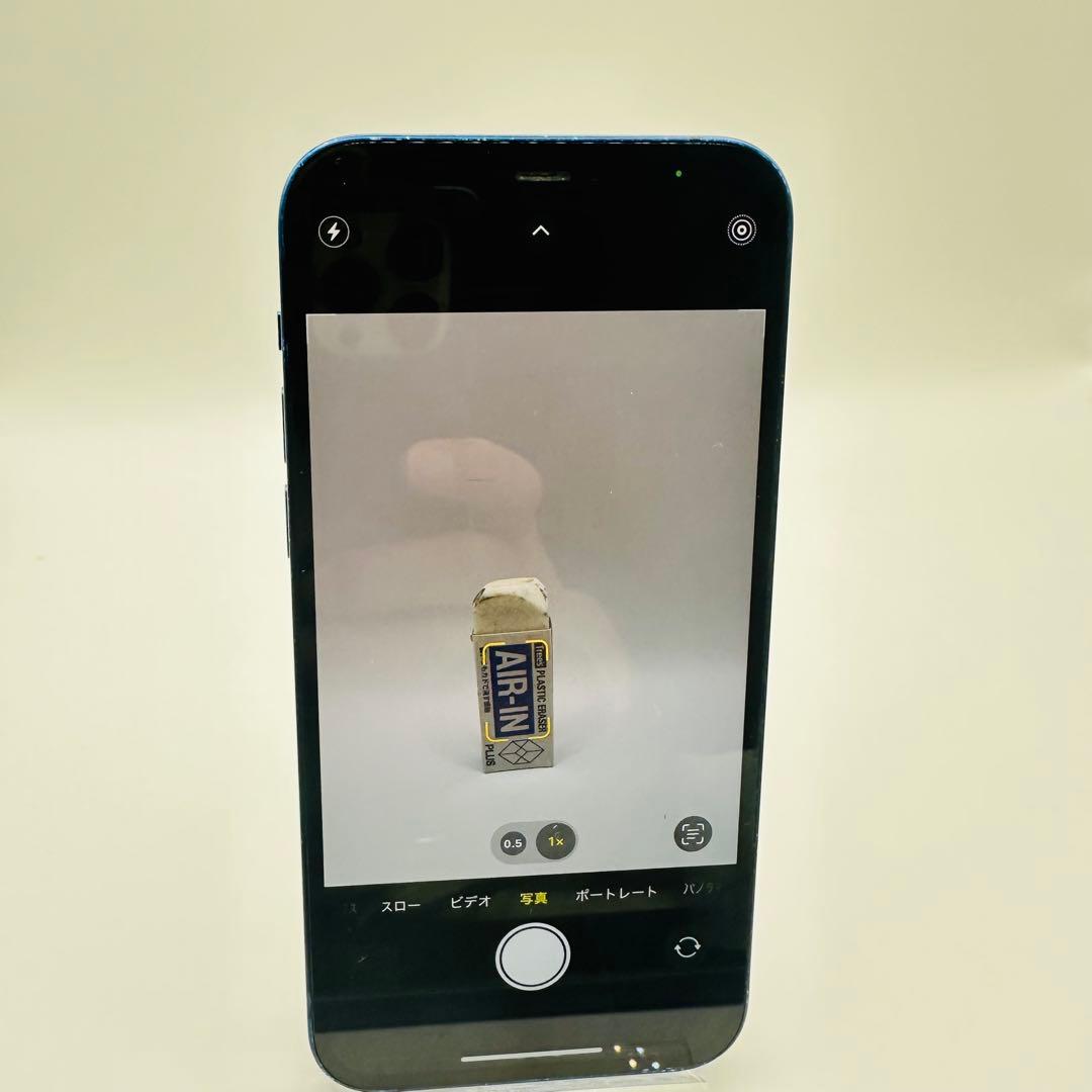 SB iPhone12 128GB ブルー 〇 SIMロック解除済