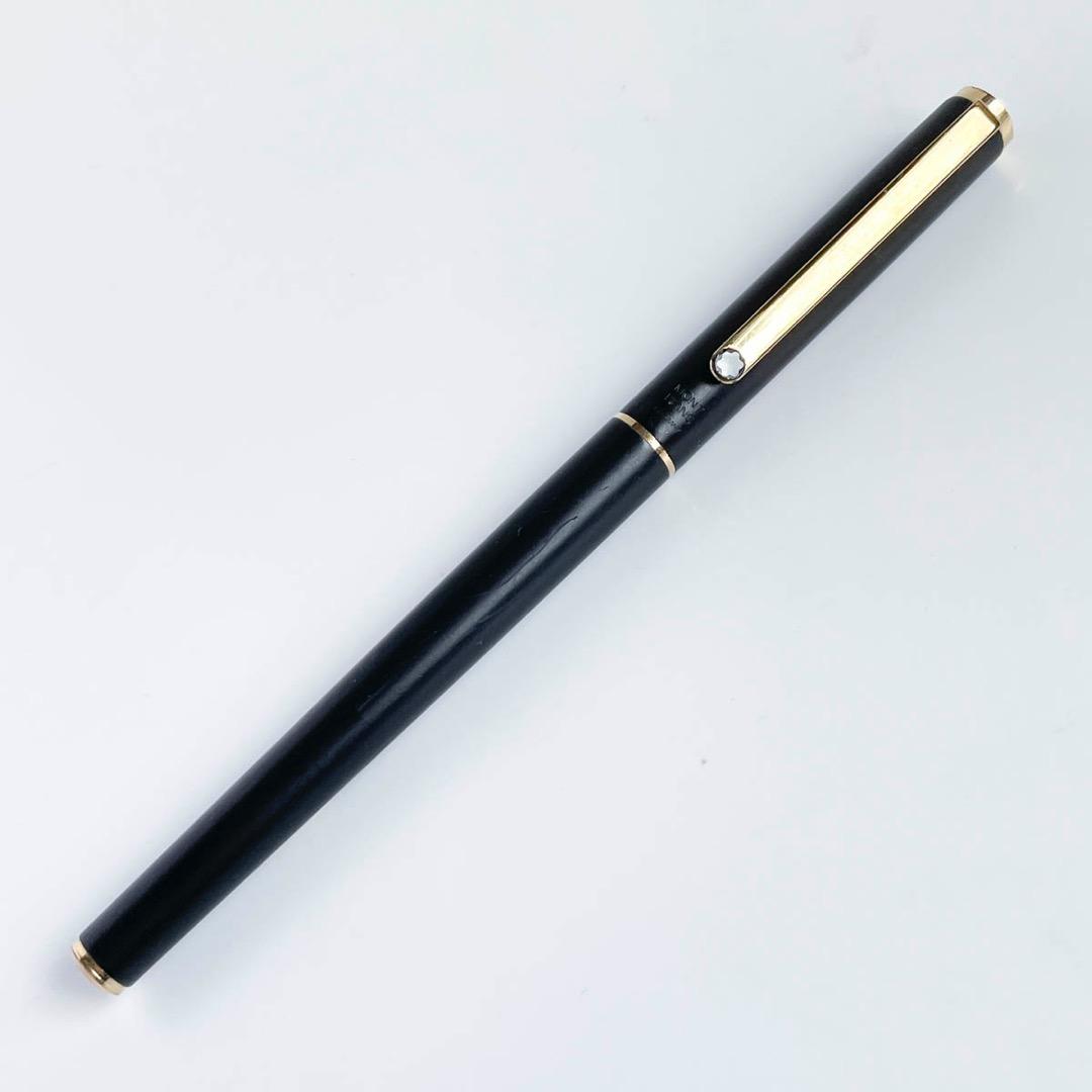 MONTBLANC Noblesse ノブレス Sライン 万年筆 黒金 インク付