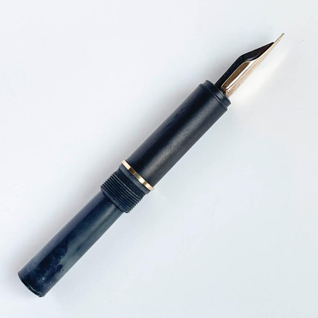 MONTBLANC Noblesse ノブレス Sライン 万年筆 黒金 インク付