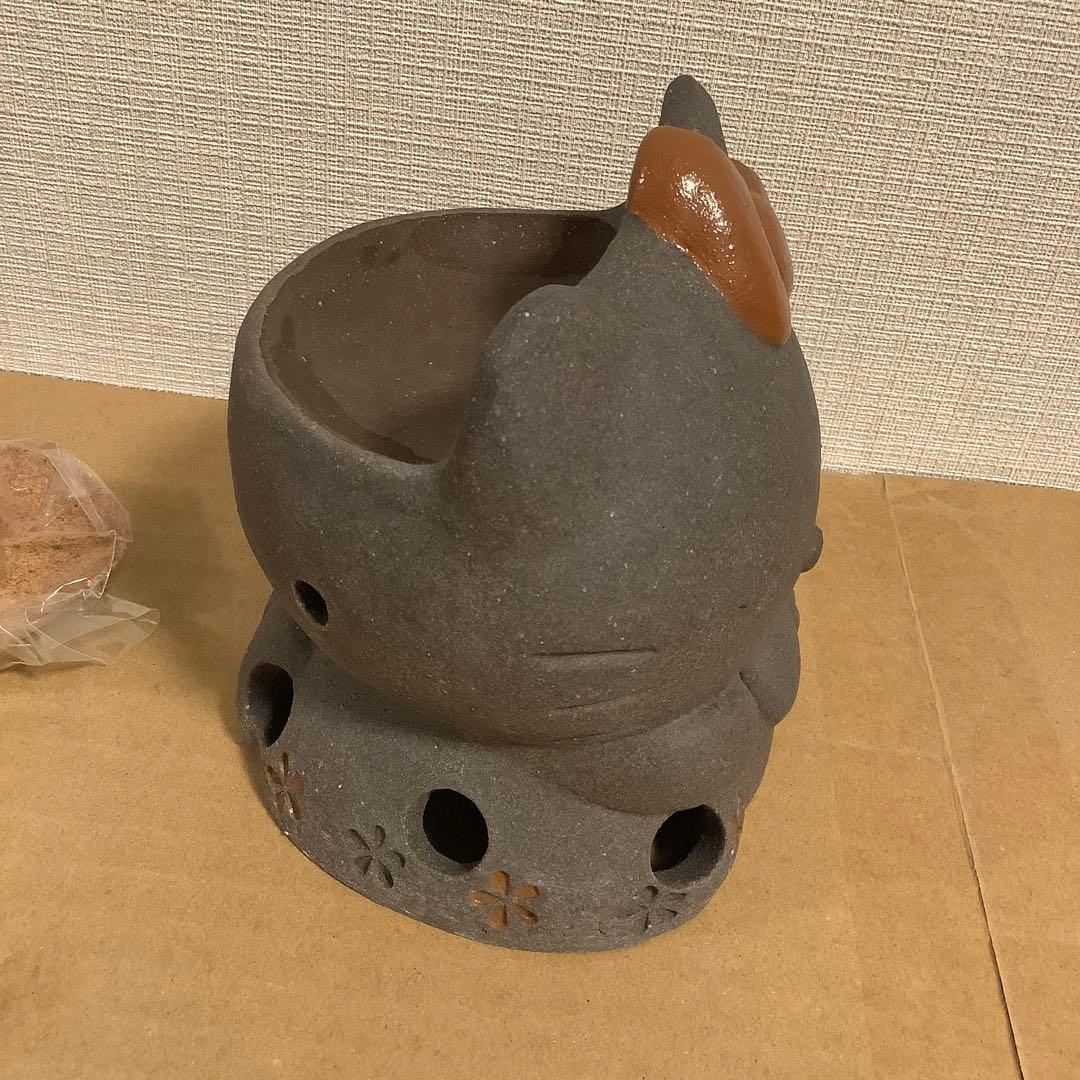 ハローキティ　 陶器製 香炉　アロマ炉　アロマポット