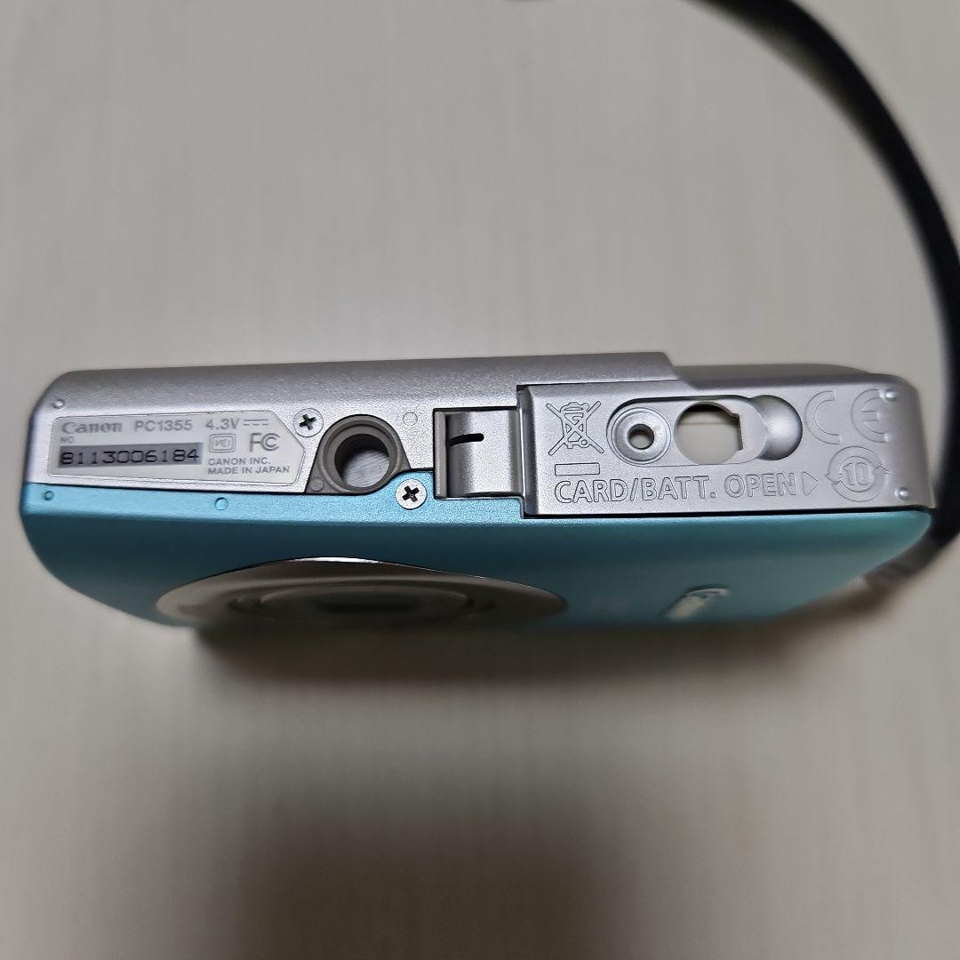 Canon IXY 水色 デジタルカメラ 本体と付属品