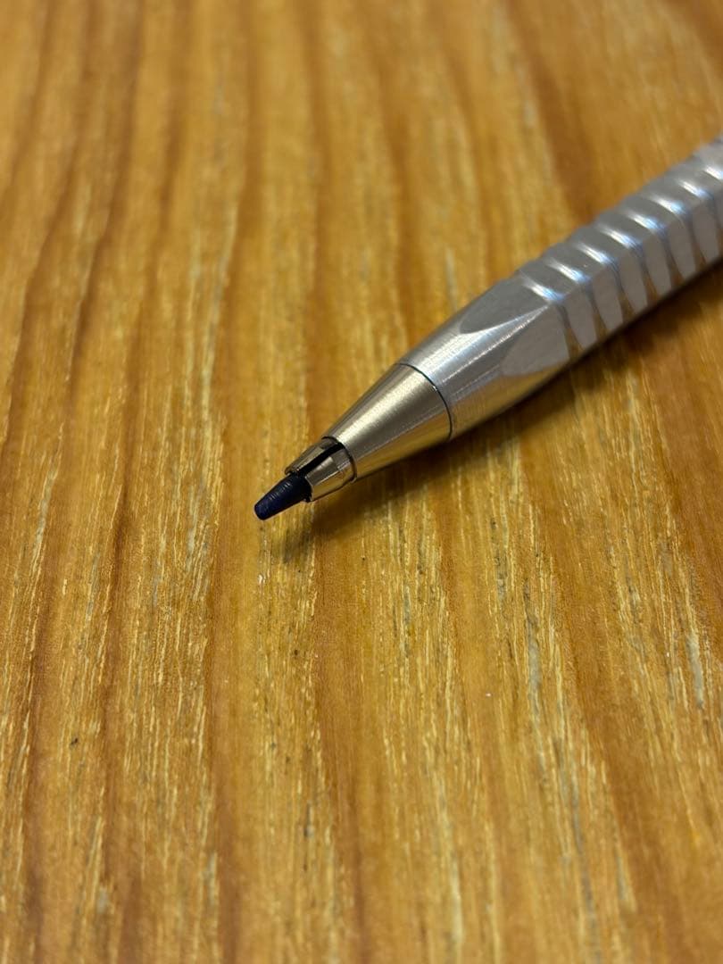 【廣瀬鐵筆堂】双頭式2mm芯ホルダーW7000 (アルミ)