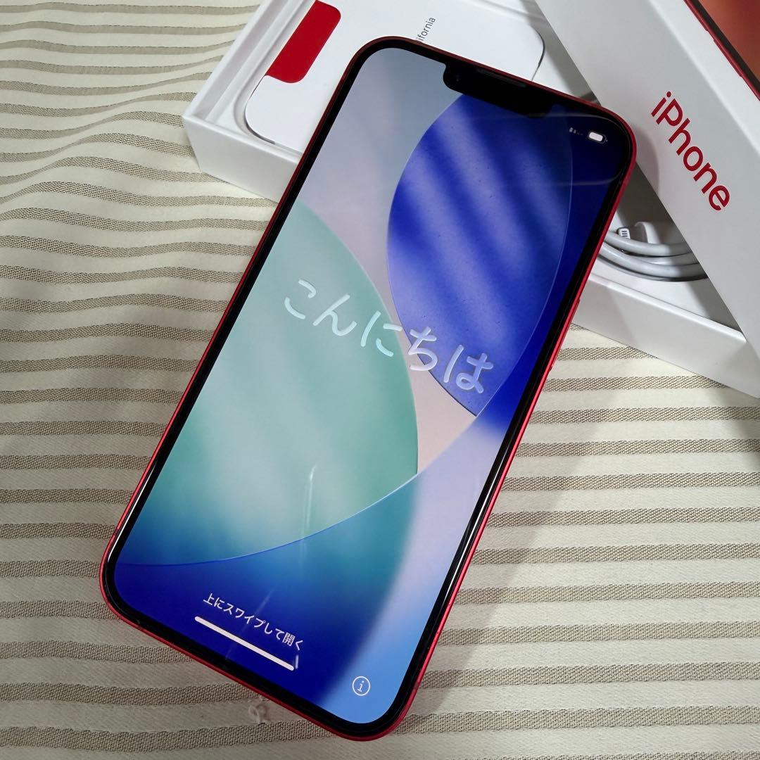 iPhone14 256Gb Red SIM Free MPWG3J/A 美品