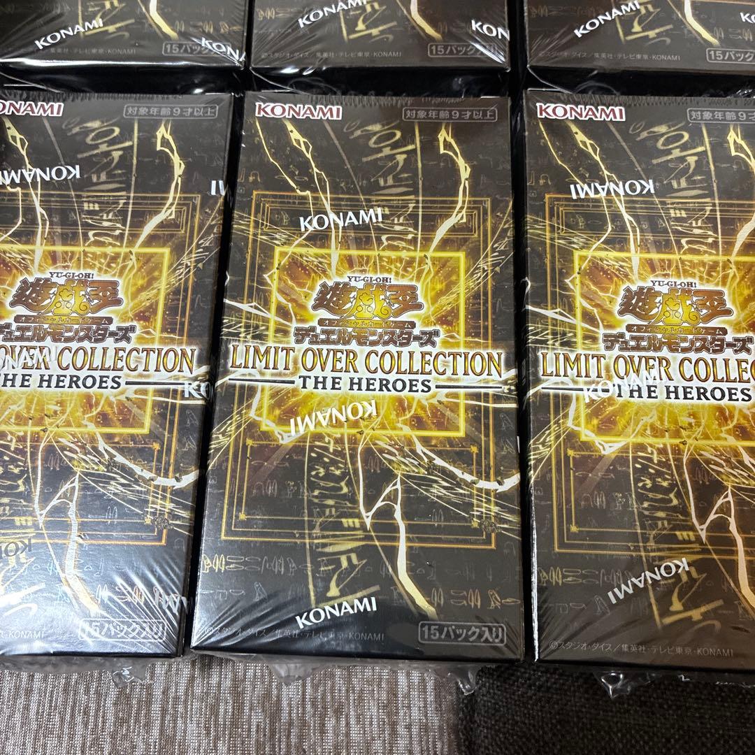 遊戯王　リミットオーバーコレクション　ヒーローズ シュリンク付き 6BOX