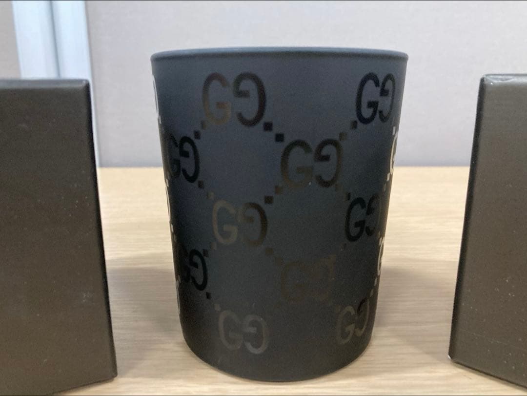 即*◎様 GUCCI アロマキャンドル 白黒 セットグッチ