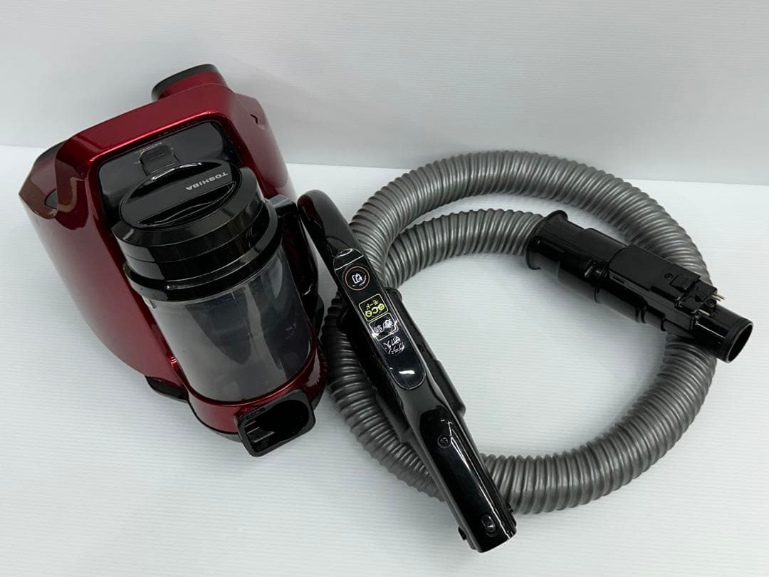 2023年製　動作保証品　東芝 トルネオ VC-CF31 赤　掃除機　本体　中古