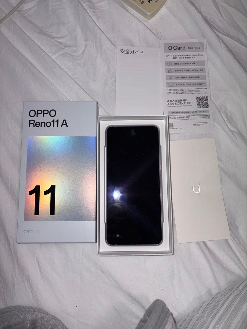 【新品同等品】OPPO Reno11 A コーラルパープル SIMフリー【美品】