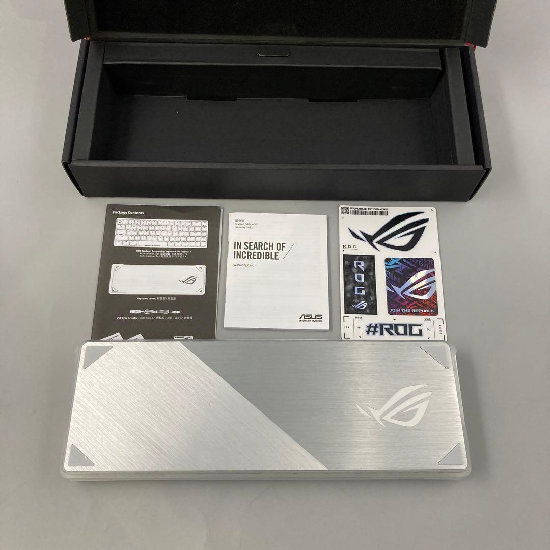 ★ASUS ROG FALCHION ACE ゲーミングキーボード ホワイト