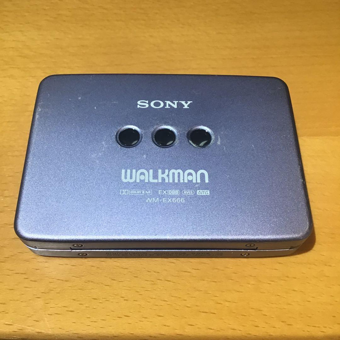 【動作品】SONY WM-EX666 カセットプレーヤー