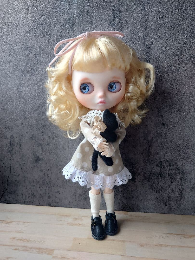 アイシードールカスタム　ฅ⁠^⁠•⁠ﻌ⁠•⁠^⁠ฅ　黒ネコさんと