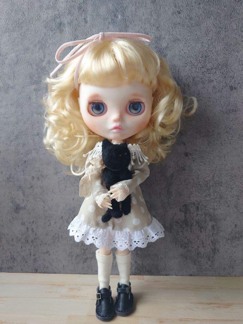 アイシードールカスタム　ฅ⁠^⁠•⁠ﻌ⁠•⁠^⁠ฅ　黒ネコさんと