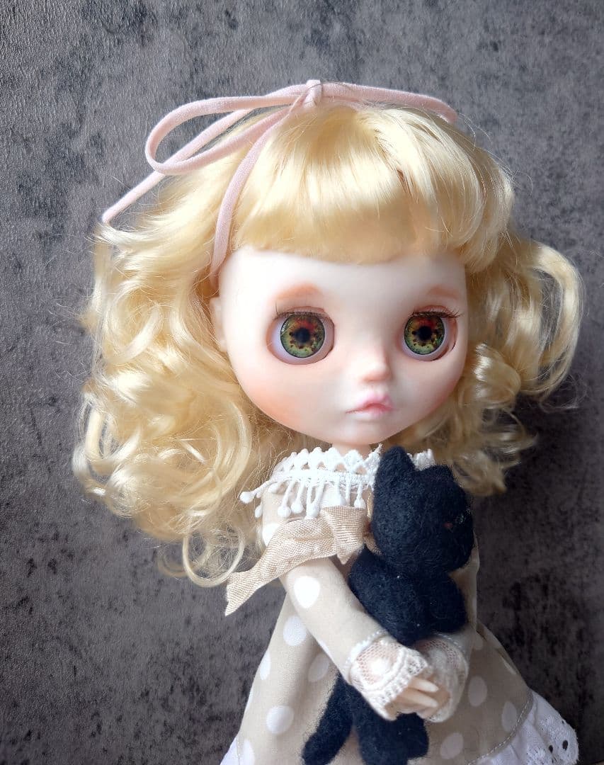 アイシードールカスタム　ฅ⁠^⁠•⁠ﻌ⁠•⁠^⁠ฅ　黒ネコさんと