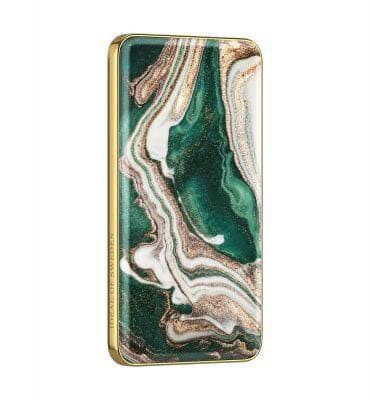 スマホアクセサリー Fashion Power Bank Golden Jade Marble