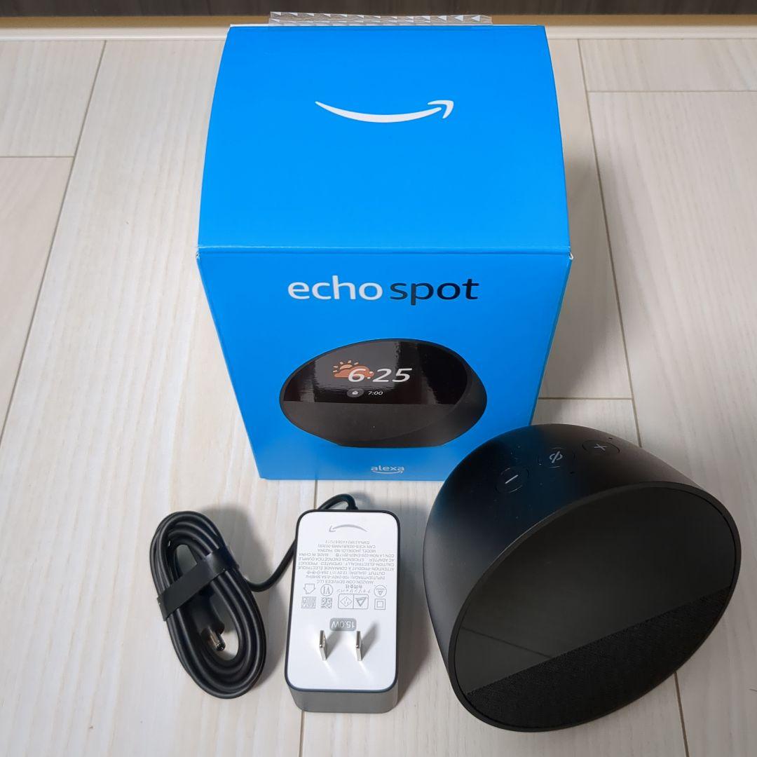 「Amazon」Echo Spot with Alexa BLACK