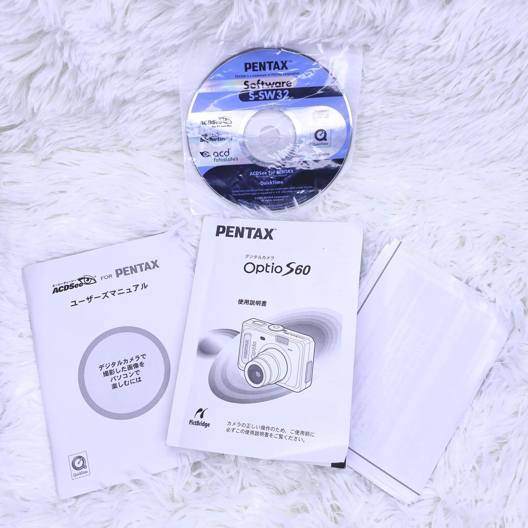 美品【動作確認済】PENTAX ペンタックス Optio 60レトロコンデジ