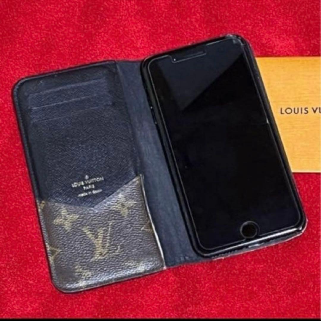 [LOUIS VUITTON]LVモノグラム 手帳型スマホケースiPhone11