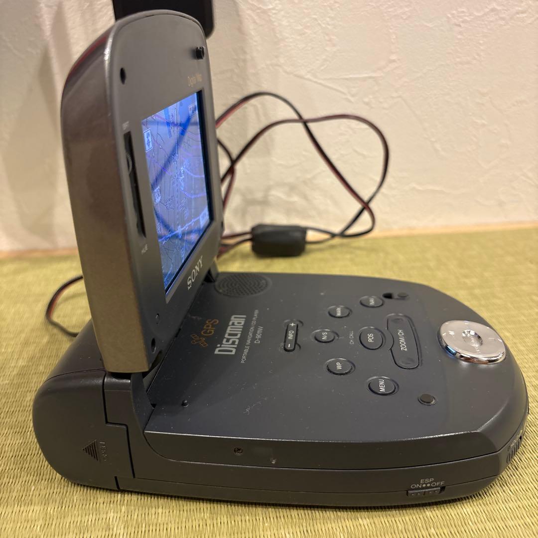 ソニー Discman　D-901NV　ポータブルナビゲーション　動作品