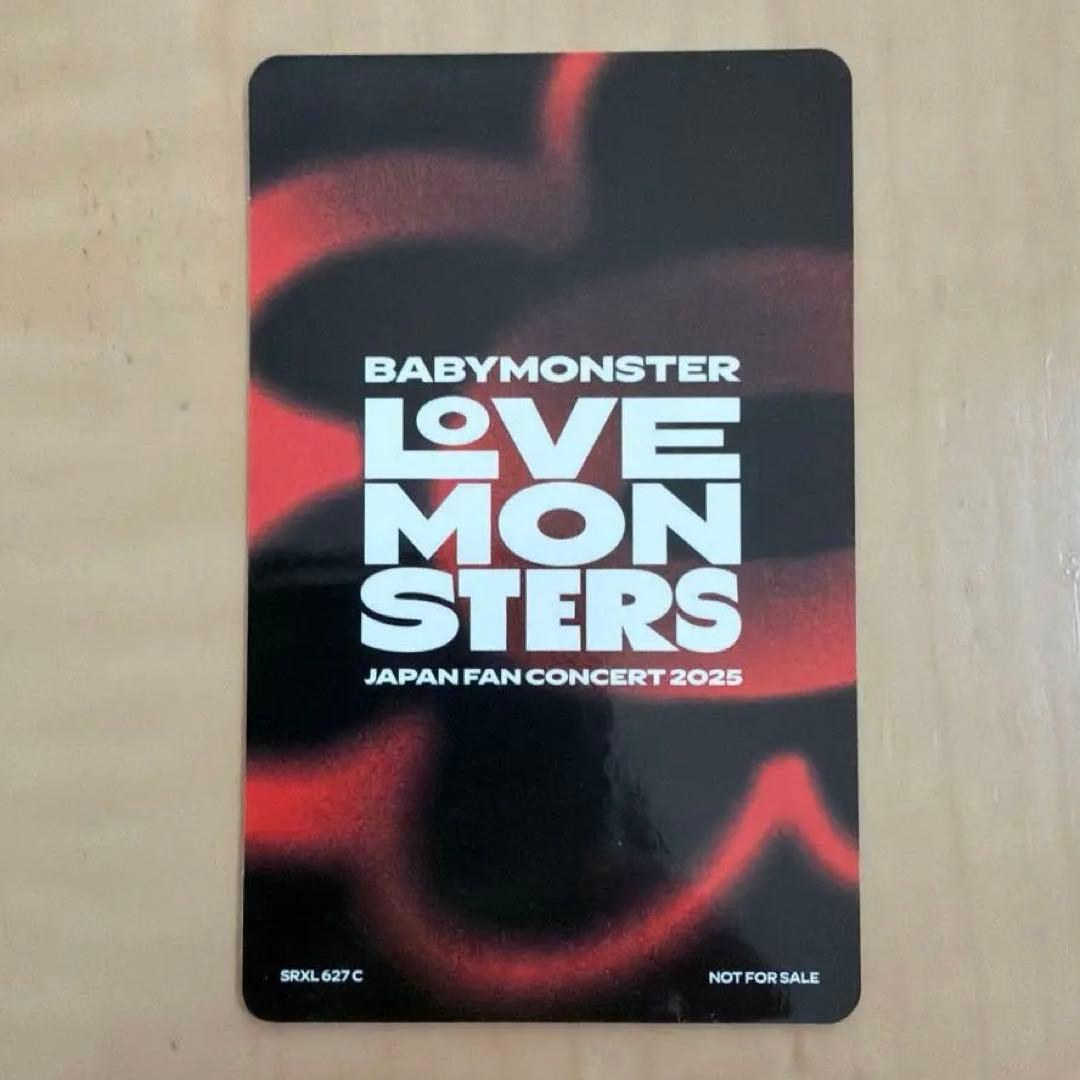 BABYMONSTER LOVE MONSTERS 通常盤　アサ　トレカ