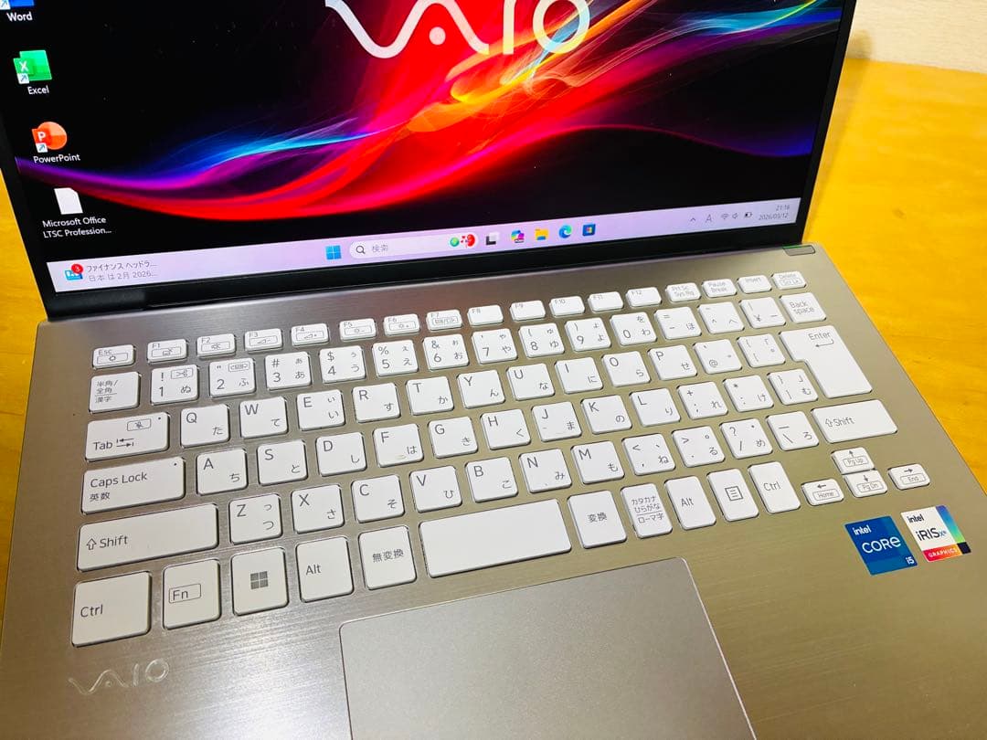 VAIO VJPK21/高性能メモリ16GB/office2024/バッテリー良