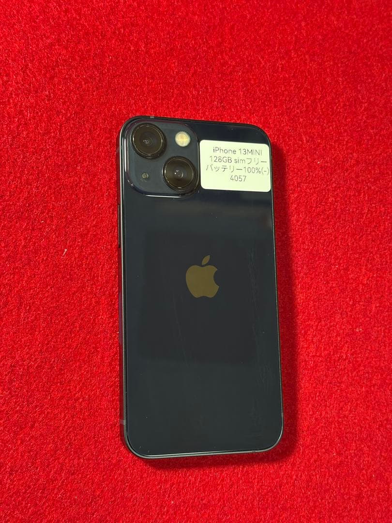 【4057】iPhone 13MINIミッドナイト 128GB simフリー