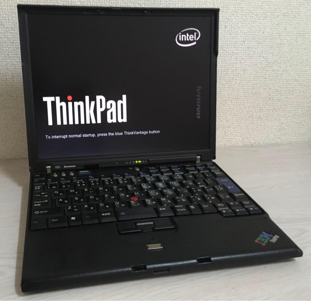 Windowsノート本体 IBM ThinkPad X60 Merom T5500 Windows XP