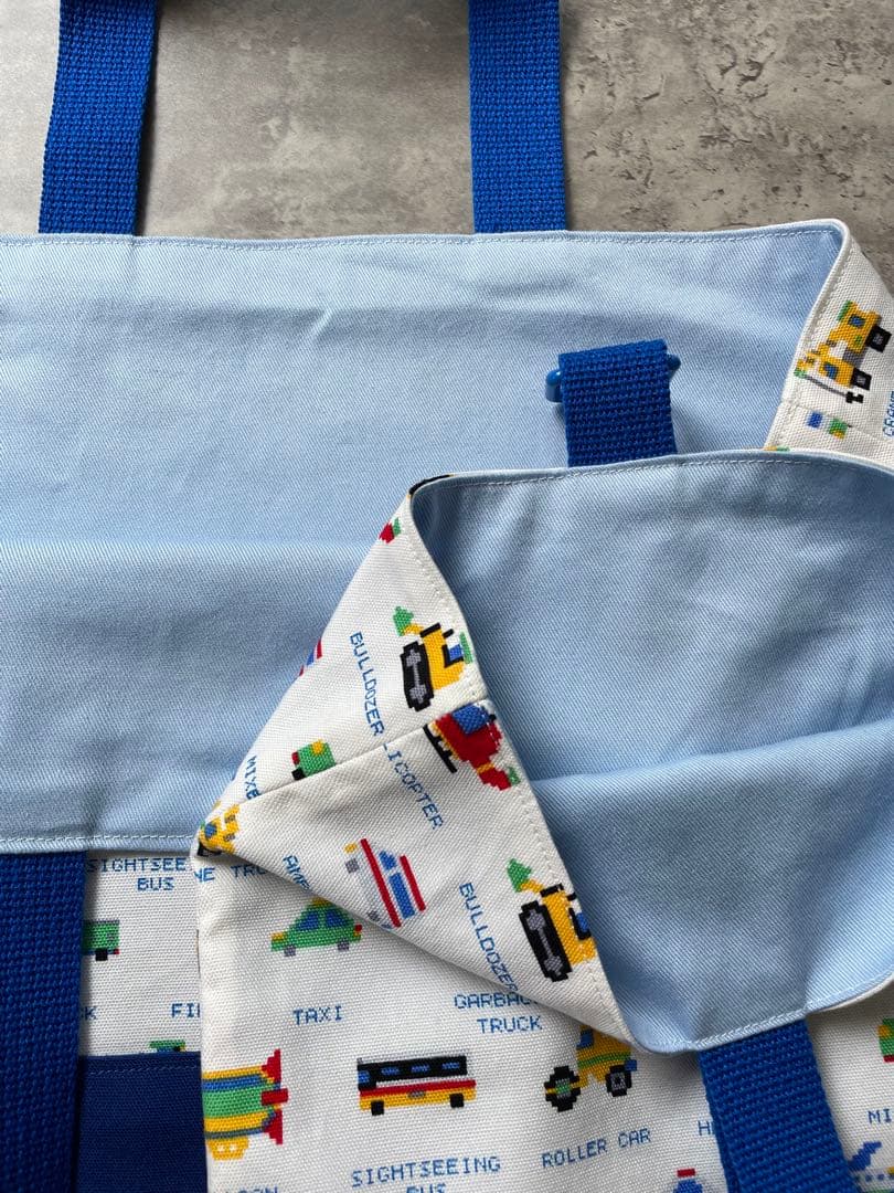 入園入学準備　セット　レッスンバック　上履き袋　体操服袋　給食袋　はたらくくるま