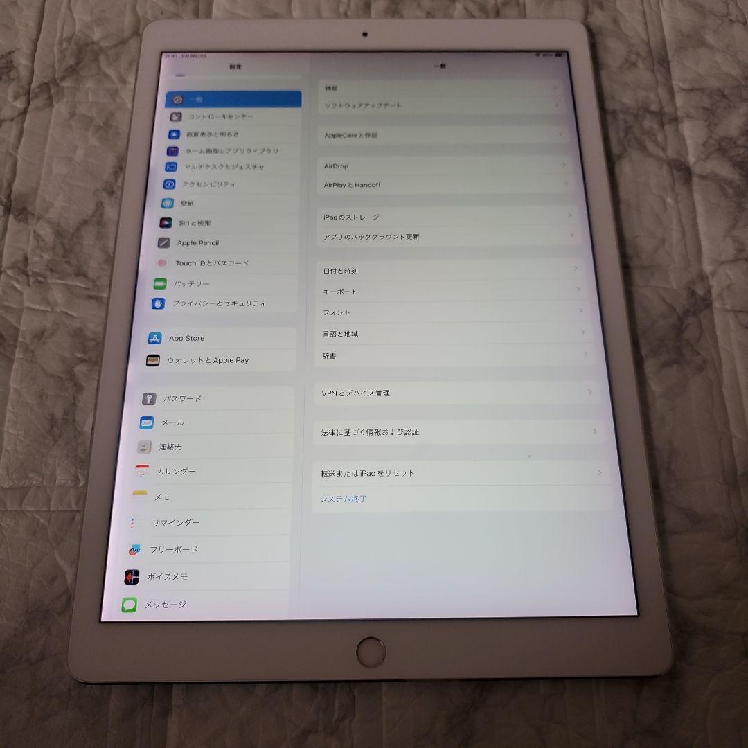 107 iPad pro 12.9 2世代 512GB Wi-Fi シルバー
