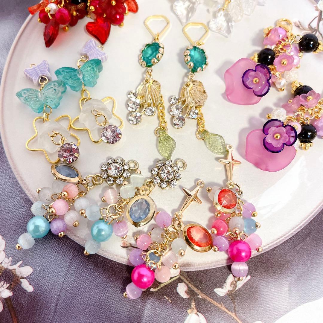 ハンドメイド オリジナルチャーム セット コネクター 詰め合わせセット