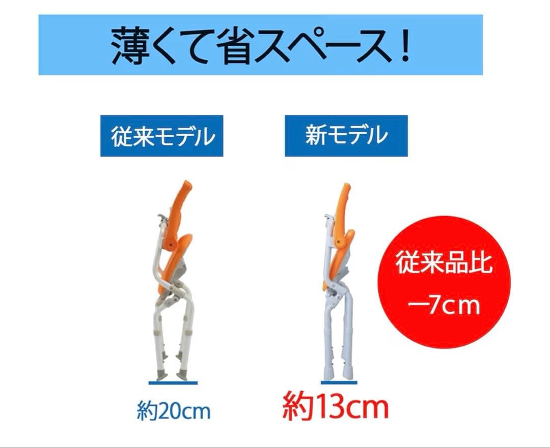 パナソニックエイジフリー 介護用風呂椅子 オレンジ PN-L41831【状態良】