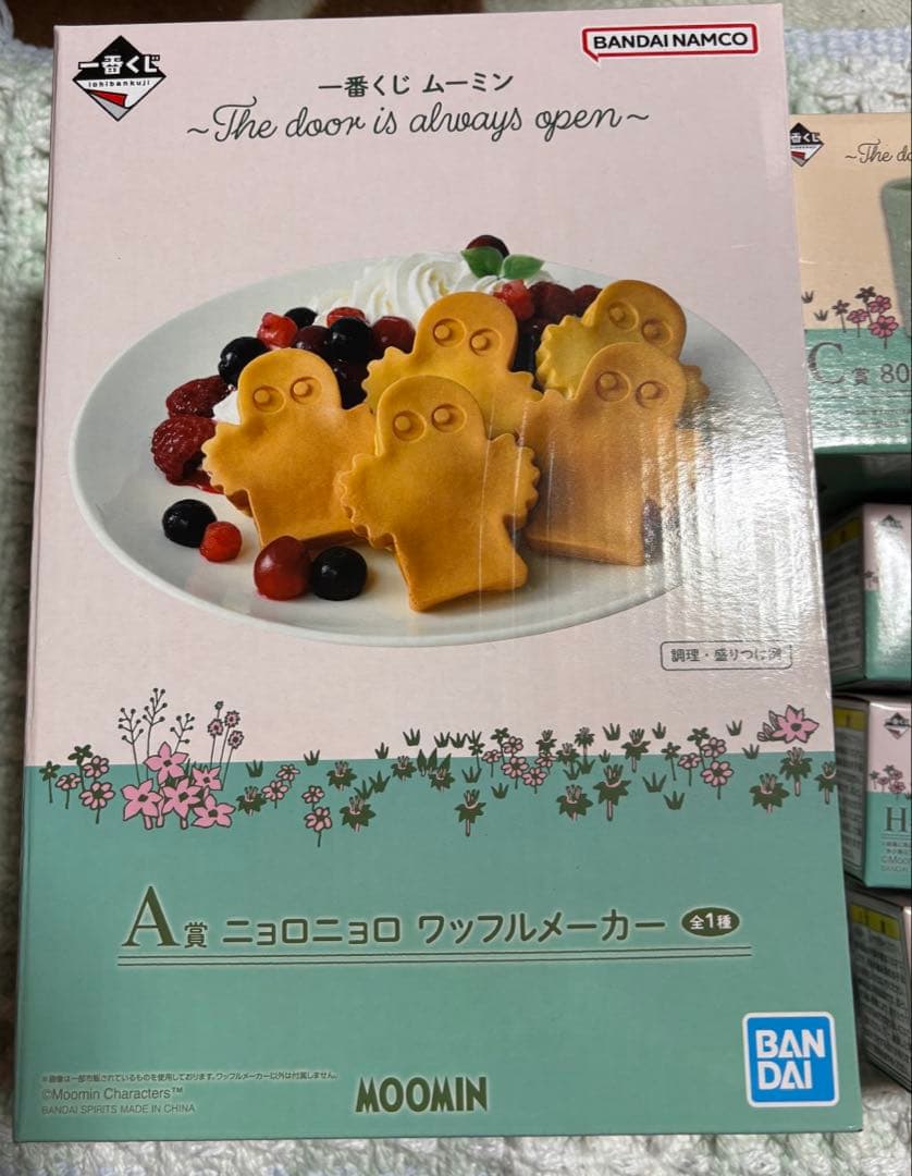 ムーミン一番くじ　ワッフルメーカー　プレート　マグ　ミニマグ
