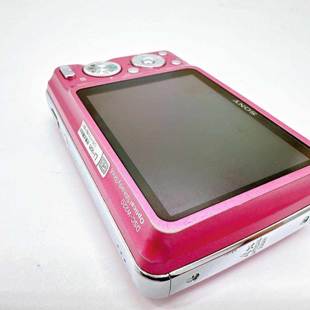 SONY DSC-W220 ピンク ソニー ピンク デジカメ オールド コンデジ
