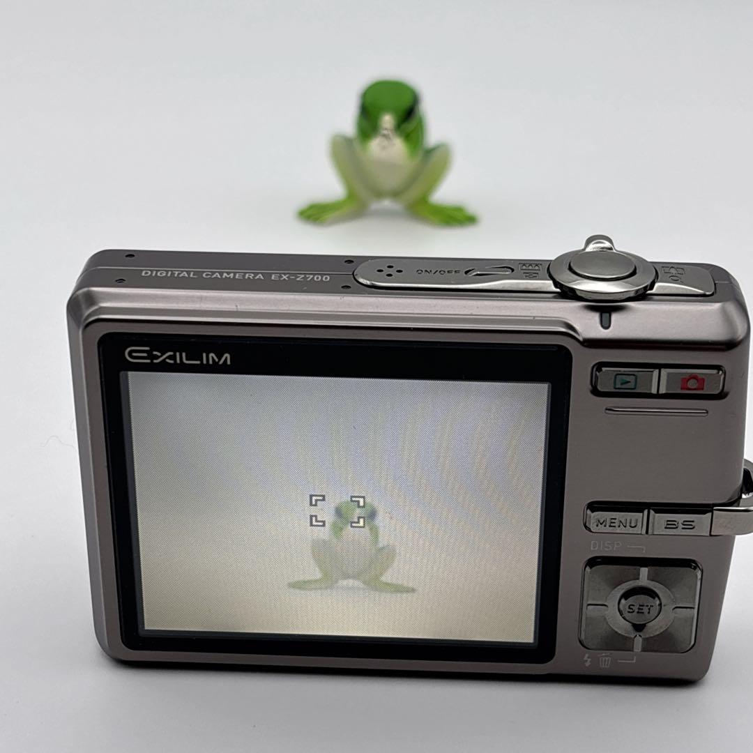 CASIO EXILIM EX-Z700 グレー オールド コンデジ デジカメ