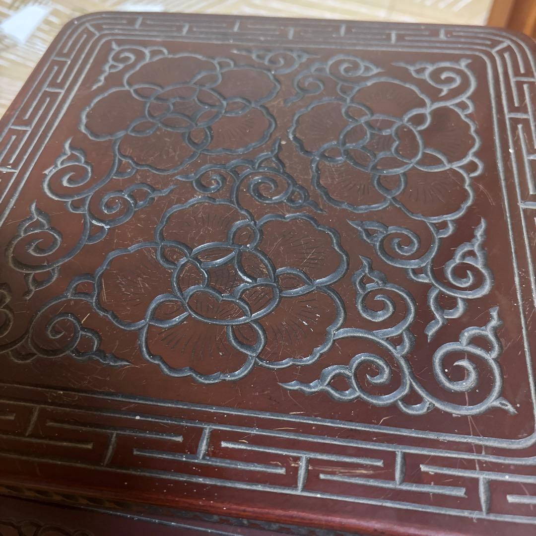 木製花台　花瓶台　香炉台　盆栽台 飾り台