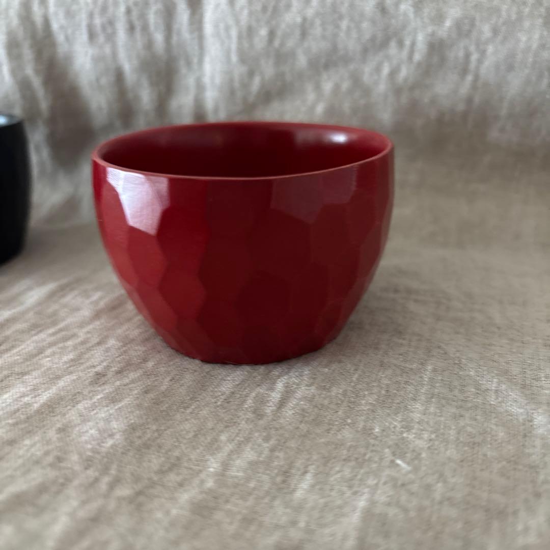 瀬戸晋　漆器　小さなカップ２点