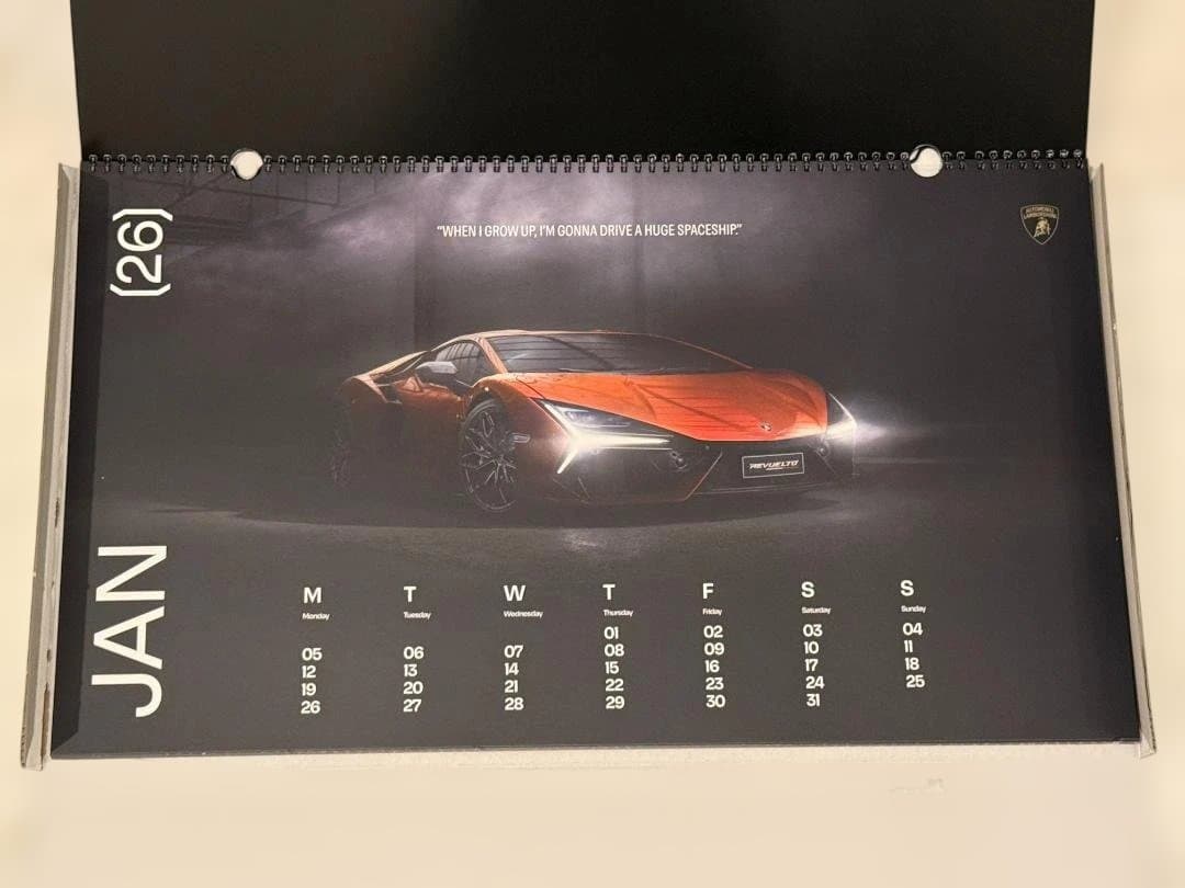 未使用品★ランボルギーニ カレンダー2026＆マガジンセット（計4点）