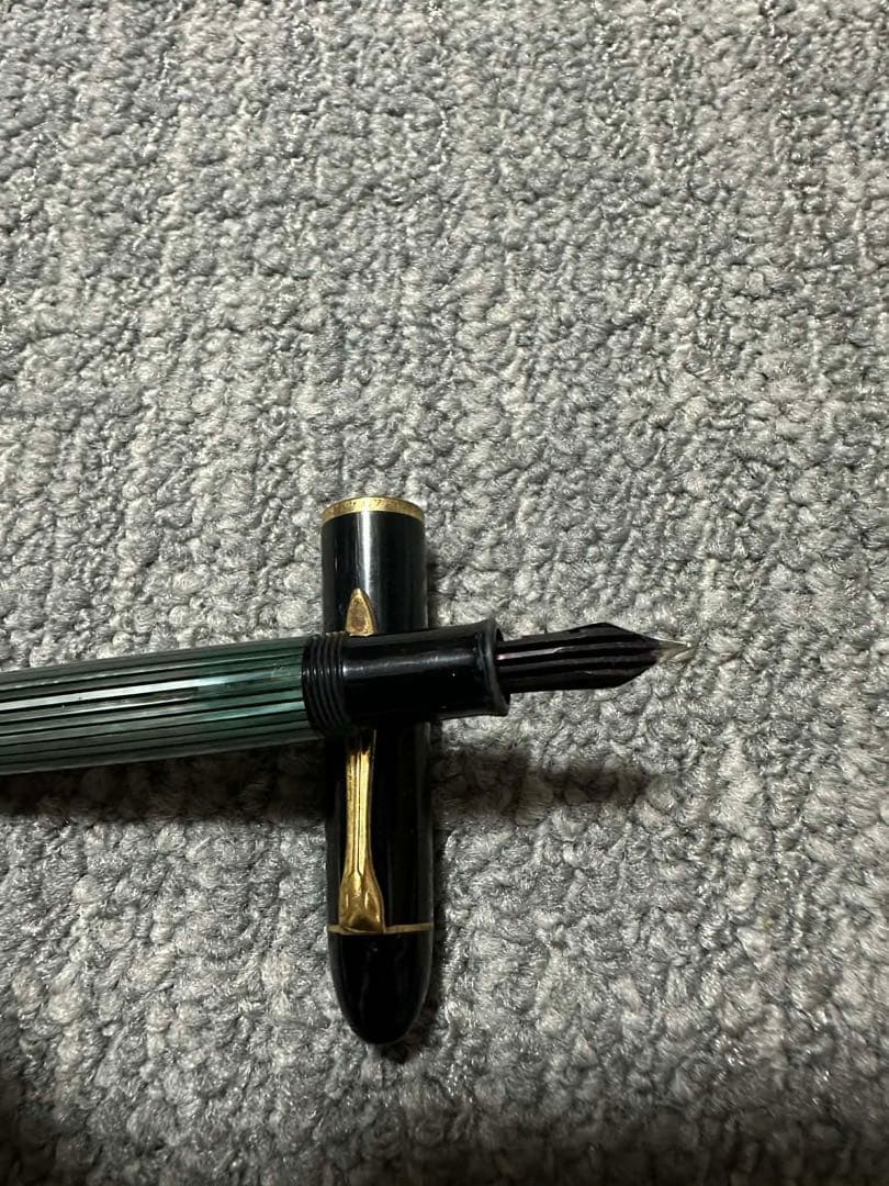 Pelikan　ペリカン　140　万年筆　EF　緑縞