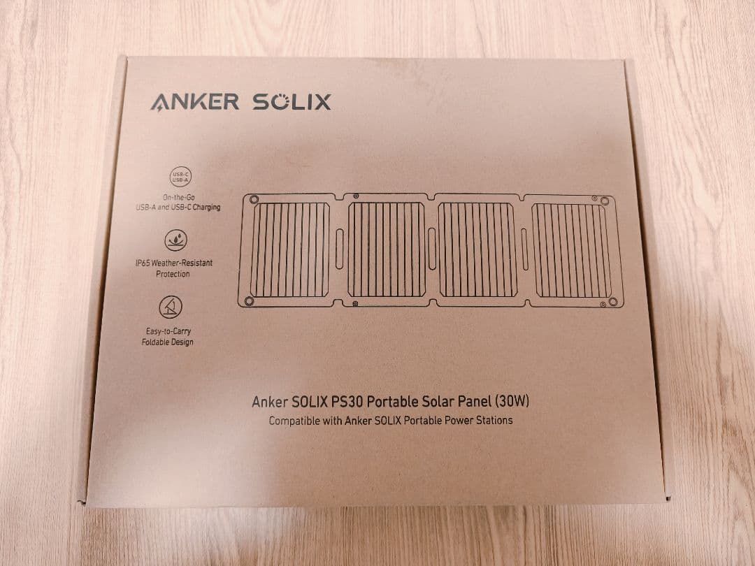 Anker Solix PS30 USB対応ポータブルソーラーパネル