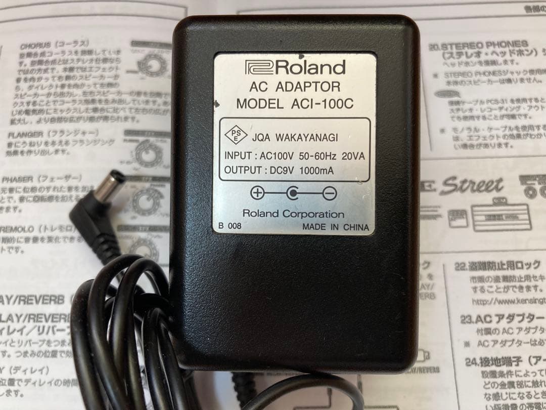 Roland CUBE Street ローランド 社内別ACアダプタ付 送料込み