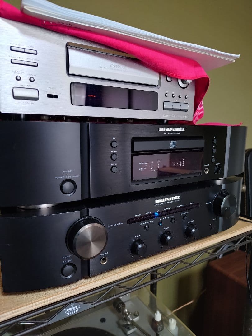 マランツ　marantz　アンプとCDプレーヤーのセットです