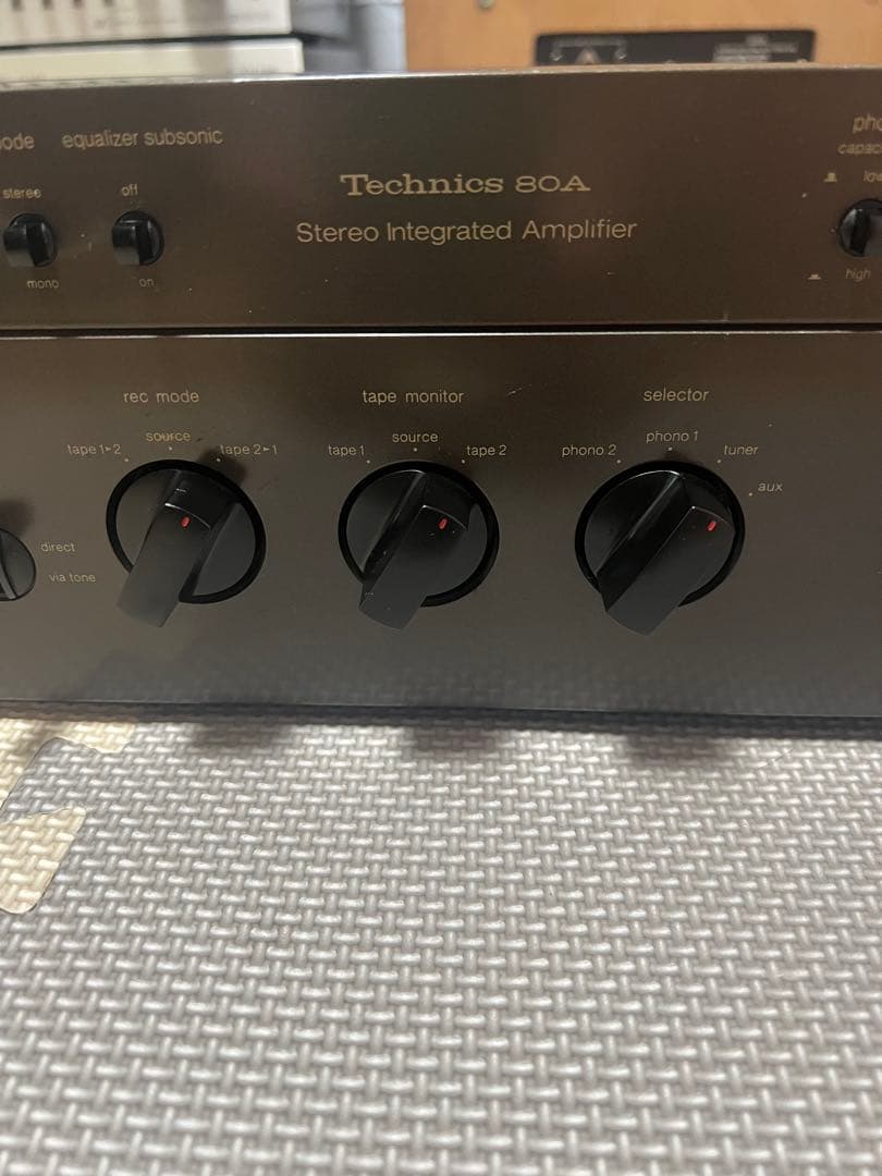 Technics SU-8080 80A インテグレーテッドDCアンプ　ジャンク